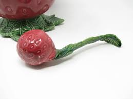 Vintage Cemar California Pottery Strawberry Footed Salad or Punch Bowl – edgebrookhouse