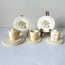 Vintage Strawberry Shortcake Kids Size Tea Set 11 Pieces ...