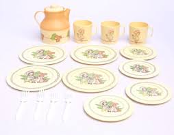 Vintage Chilton STRAWBERRY SHORTCAKE Plastic Play Dishes ...