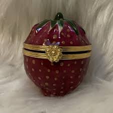 Tiffany & Co. | Accessories | Strawberry Limoge Box By ...