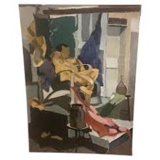 Art Deco Oil on Canvas, Reclining Nude, by Jean Saint Paul ...