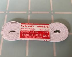Stretch-rite Polyester Elastic -9 Feet - Etsy