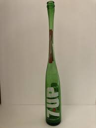 Vintage 1970's Boardwalk Souvenir 7UP Blown Stretched Art Glass Bottle 16 oz. | eBay