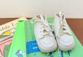 Vintage White Mid-century Lace-up Baby Shoes: Size 3 Crib ...