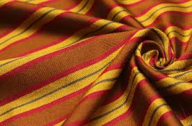 Red Gold Brown Stripe Silk Fabric Width 27" – CAMELLUCCI