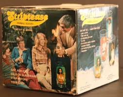 Striptease Magic Highball Glasses Vintage1977 Drinking Glass | #1806420141