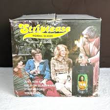 SPENCER GIFTS 1970'S Sip 'n Strip Peek-a-Boo highball drinking glass CHOICE $24.99 - PicClick