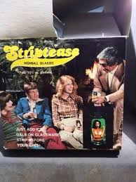 VINTAGE In Box Strippers Nude Women Risque Striptease Highball Drinking Glasses | #535990032