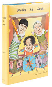 Three Stooges: Larry Fine Signed Book - Stroke of Luck | RR ...