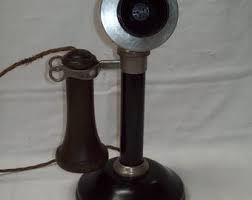 Antique Hand Crank Danish European Telephone ~ Kjobenhavns Telefon ~ This Old Unit Displays Well ! - Etsy