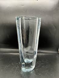 Stromberg Art Glass Heavy Crystal Mid Century Modern Sweden ...