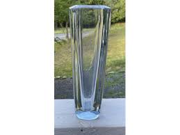 10" Vintage Mid-century Modern Clear Glass Hand Made LARGE ...