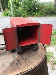 Structo Transport Truck, Metal Truck, Collectible Toy, Red ...