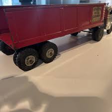 VTG 50s 60s Structo Steel Company Chrome Truck Trailer Load Limit 48,000 Loader | eBay