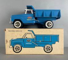 Sold at Auction: Tonka Pressed Steel Hydraulic Dump Truck