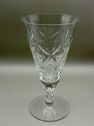 Two Seneca Stratford MCM American Hand Blown Cut Glasses one 5.25" & one 6.5" | eBay