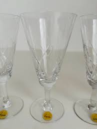 Set of 4 Stylish Champagne Glasses/crystal Glasses From Spiegelau Germany 60s, Mid Century Modern - Etsy