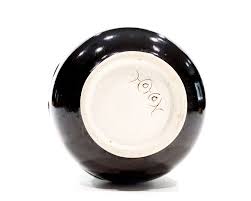 VINTAGE: Signed Studio High Glazed Pottery Vase - Small Vase ...