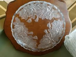 STUDIO NOVA ETCHED WINTER ROSE SERVING PLATTER & SERVING ...