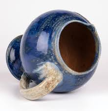 Roger Guérin Belgian Art Deco Art Pottery Crested Jug For Sale at 1stDibs