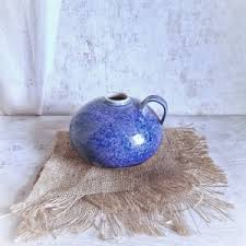 Swedish Studio Pottery, Original Blue Glazed Jug by Staffan Sunnegårdh - Etsy