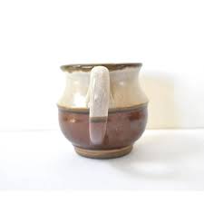 Mid-Century Earthenware Pottery Mug | Chairish