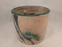 Antique Japanese Urano Kenya 浦野乾哉 Ogata Kenzan VI Ceramic Incense Burner Pines | eBay