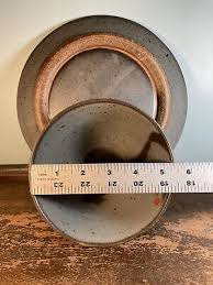 Art pottery plate and bowl signed. Asian Inspired. Abstract Design. | eBay