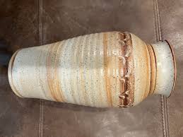 1980s Southwestern Inspired Pottery Vase | Chairish