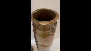 Pair of Vintage Tall Rare Uniquely Glazed Ceramic Vase by Ichiban For Sale at 1stDibs | ichiban vase