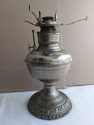 Antique Royal Center Draft Oil Lamp with Shade No Wick/Glass Chimney Made in USA | eBay