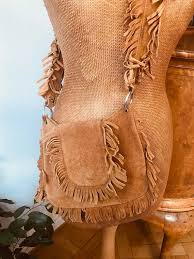 Vintage Suede Purse / Bag, Brown, Leather, Fringe, 1960s, Boho, Hippie - Etsy
