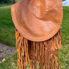 Cleobella | Bags | Cleobella Leather Fringe Backpack Tanbrown Used Good Condition | Poshmark