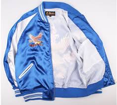 Original sukajan jacket cb-eagle blue | eBay