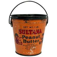 Advertising Tin Sultana Peanut Butter Advertising Pail or ...