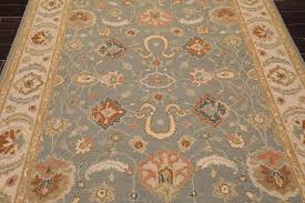 6'1'' x 9' Hand Knotted Wool Oushak Traditional Area Rug ...