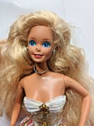 Vintage Mattel 1976 Barbie Doll Holiday dress earrings ...