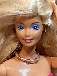 Vintage platinum blonde superstar Barbie face Sculpt Dressed ...