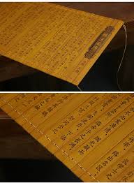 Ancient Chinese Bamboo Slips Wang Boteng Wang Pavilion ...