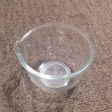 VTG Sunbeam "GLASBAKE" Mixer Mxing Clear Glass Bowl Pour ...