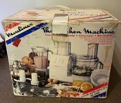 Moulinex The Kitchen Machine Four Appliances in One Model 9891190 Food Processor | eBay