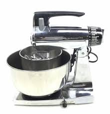 Sold at Auction: Sunbeam Mixmaster Standing Mixer w/ (2) Bowls