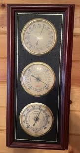 Vintage Sunbeam Thermometer, Barometer, Humidity Weather Station | eBay