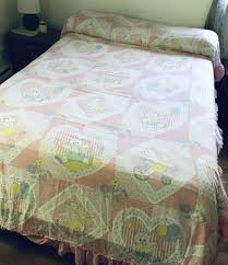 Pink Twin Collectible Quilts 1920-1949 Time Period Manufactured for sale | eBay