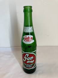 1950's Vintage Sundrop Sun Drop Golden Girl Cola Glass Bottle St. Louis MO | eBay