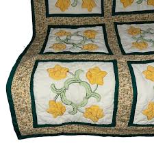 Vintage Handmade Hand Crafted Granny Square Quilt Fall ...