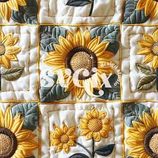 Sunflower Quilt Seamless Pattern – SVGix