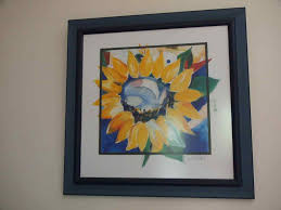 Sunflower Painting with Frame ($200) | Potassium08 | Flickr