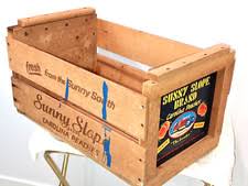 Peaches Crate In Antique Wooden Boxes | eBay