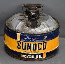 Big Wadhams Motor Oil 3 Gallon Round Metal Can & More